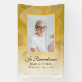 Banderoles Mémorial funéraire des pétales de fleurs de rose j (Verticale)