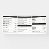 Banderoles Menu Restauration Restauration Restauration Restau (Horizontal)