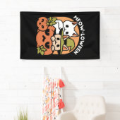 Banderoles Meow-Loween - Festive Halloween Conception de chat (En situation)