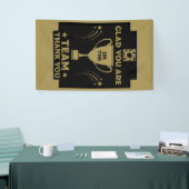 Banderoles Merci à l'équipe d'entreprise (Salon professionnel)