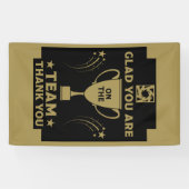 Banderoles Merci à l'équipe d'entreprise (Horizontal)