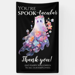 Banderoles Merci à vous, employés d'Halloween