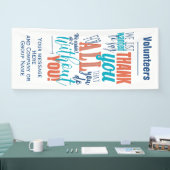 Banderoles Merci Appréciation Personnel bénévole (Salon professionnel)