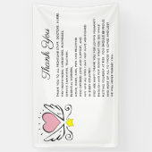 Banderoles Merci Covid Premiers intervenants Travailleurs ess (Vertical)