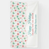 Banderoles Merci de Noël (Vertical)