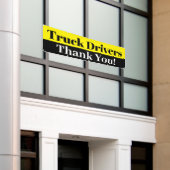 Banderoles Merci des conducteurs de camions (Bâtiment extérieur)