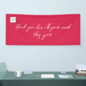 Banderoles Merci des jours fériés de l'employé rouge : (Salon professionnel)