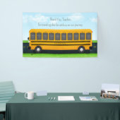 Banderoles Merci Enseignant Bus scolaire Custom 10 Photo (Salon professionnel)