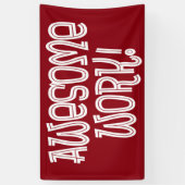 Banderoles Merci impressionnant d'appréciation des employés (Vertical)