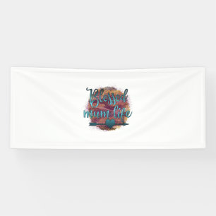 Banderoles Mère Cadeau Bienheureux Maman Vie