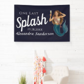 Banderoles Mermaid Bachelorette personnalisé avec nom (Insitu)