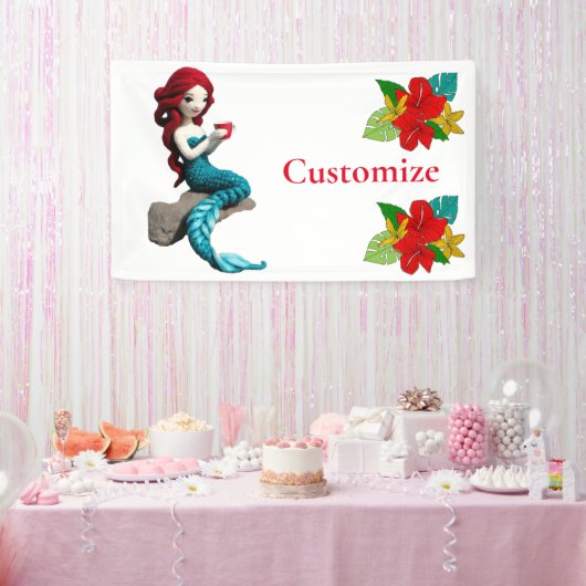 Banderoles Mermaid Relaxant Avec Boisson Thunder_Cove (Fête)