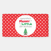 Banderoles Merry Little Birthday (Horizontal)