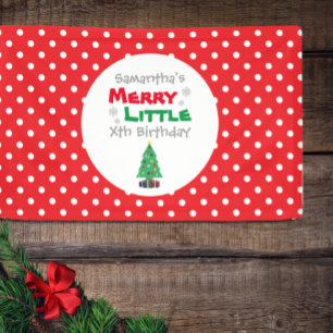 Banderoles Merry Little Birthday