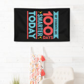 Banderoles Mes étudiants sont 100 Jours Enseignant intelligen (En situation)