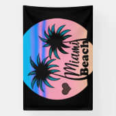 Banderoles Miami Beach (Verticale)