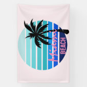 Banderoles Miami Beach (Verticale)