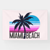 Banderoles Miami Beach (Horizontal)
