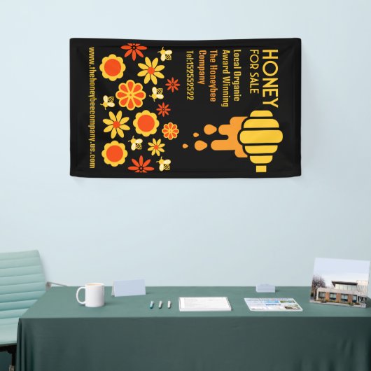 Banderoles Miel à vendre (Salon professionnel)