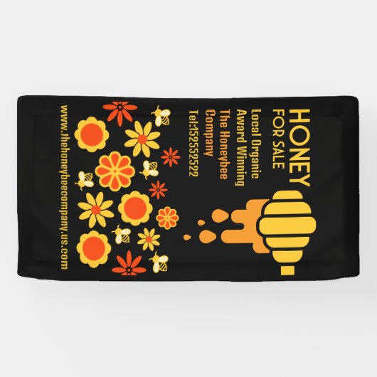 Banderoles Miel à vendre (Horizontal)