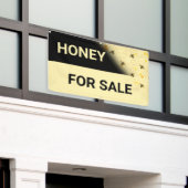 Banderoles Miel à vendre Abeilles Honeycomb clôture (Bâtiment extérieur)