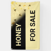 Banderoles Miel à vendre Abeilles Honeycomb clôture (Vertical)