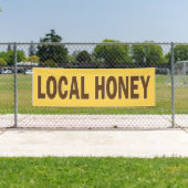 Banderoles Miel local (En situation)