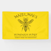 Banderoles Miel maison sur mesure (Horizontal)