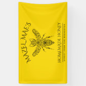 Banderoles Miel maison sur mesure (Vertical)