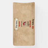 Banderoles mignon bateau de piscine Pirate Anniversaire (Verticale)