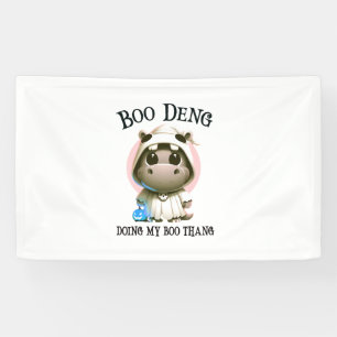 Banderoles Mignonne BOO DENG My Moo Thang Halloween Costume r