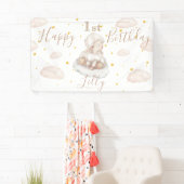 Banderoles Mignonne mouton étoiles nuages épais Agneau Joyeux (En situation)