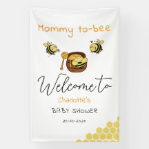 Mignonne petite abeille à miel avec une douce baby