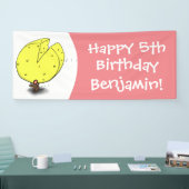 Banderoles Mignonne souris avec dessin animé au fromage anniv (Salon professionnel)