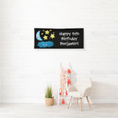 Banderoles Mignons étoiles chantant, lune et bande dessinée d (En situation)