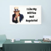 Banderoles Milice bien réglementée (Salon professionnel)