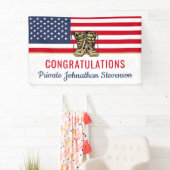 Banderoles Militaire Graduation Armée Camp de démarrage Patri (En situation)