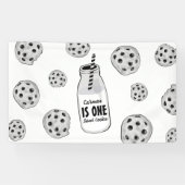 Banderoles Milk and Cookies Sweet One Birthday Banner (Horizontal)