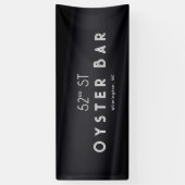 Banderoles Minimalistic Deco Style | Black Pearl (Vertical)