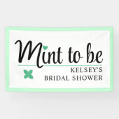 Banderoles Mint to Be Wedding Bridal Shower (Horizontal)