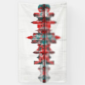 Banderoles Mobile Alabama Skyline (Vertical)