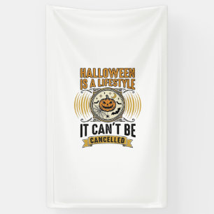 Banderoles Mode de vie Halloween Typographie de citrouille vi