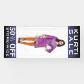 Banderoles Mode féminine indienne traditionnelle à Kurti (Horizontal)