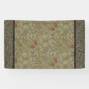 Banderoles Modèle de branche de saule et de lys doré de Willi
