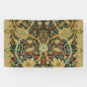 Banderoles Modèle de tapisserie forestière de William Morris