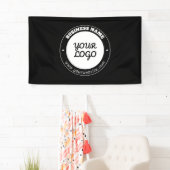 Banderoles Modèle de texte circulaire modifiable et logo télé (En situation)