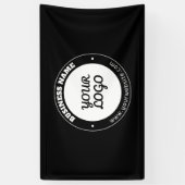 Banderoles Modèle de texte circulaire modifiable et logo télé (Vertical)