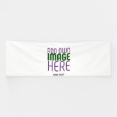 BANDEROLES MODÈLE DE TEXTE D'IMAGE BLANCHE SIMPLE MODERNE (Horizontal)