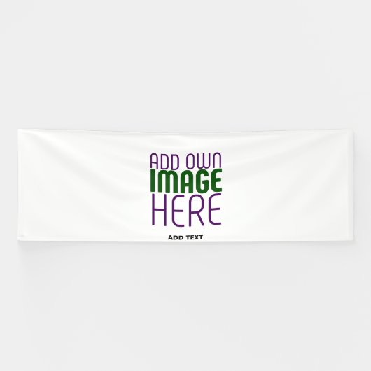 BANDEROLES MODÈLE DE TEXTE D'IMAGE BLANCHE SIMPLE MODERNE (Horizontal)