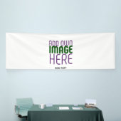 BANDEROLES MODÈLE DE TEXTE D'IMAGE BLANCHE SIMPLE MODERNE (Salon professionnel)